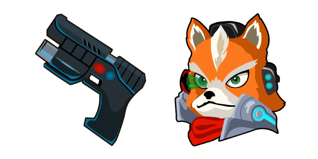 Star Fox McCloud Blastercustom cursor pack