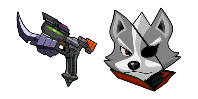 Star Fox Wolf O Donnell Blastercustom cursor pack