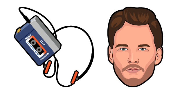 Star-Lord Peter Quill Walkmancustom cursor pack