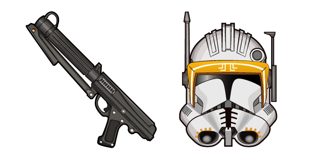 Star Wars Commander Cody and DC-15A Blaster Carbinecustom cursor pack