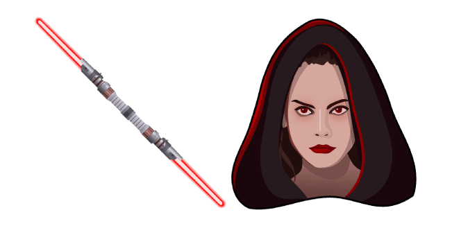 Star Wars Dark Rey and Red Lightsabercustom cursor pack