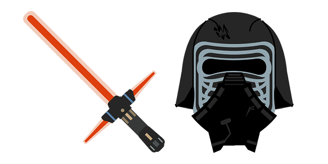 Star Wars Kylo Ren and Red Lightsabercustom cursor pack