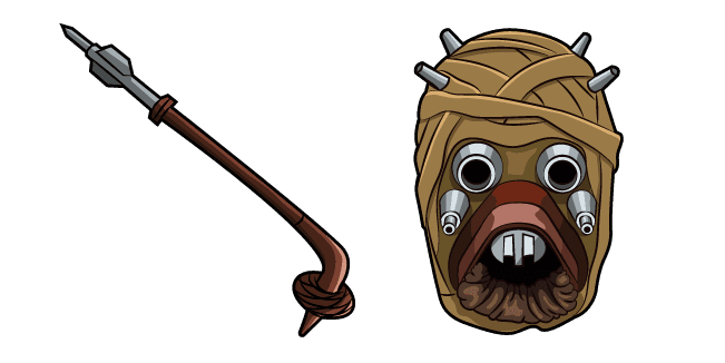 Star Wars Tusken Raider and Gaderffii Stickcustom cursor pack