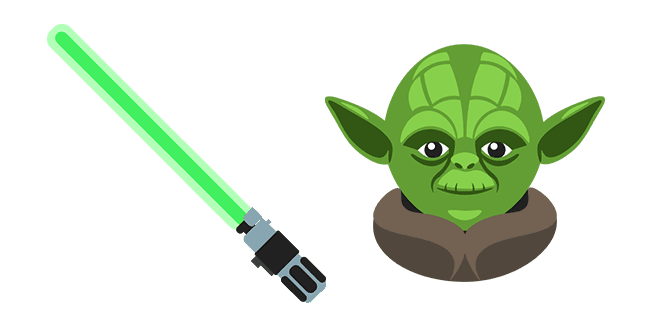 Star Wars Yoda Lightsabercustom cursor pack