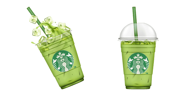 Starbucks Iced Matcha Green Tea Lattecustom cursor pack