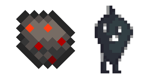 Stardew Valley Krobus and Void Eggcustom cursor pack