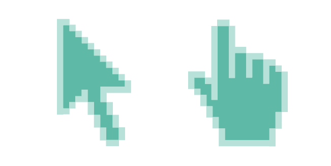 Statue of Liberty Green Pixelcustom cursor pack