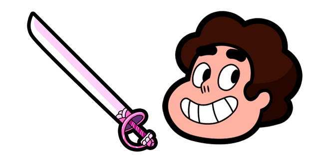 Steven Universe Rose Quartz Swordcustom cursor pack