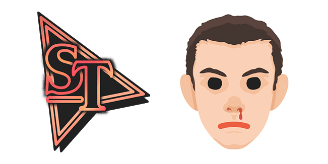 Stranger Things Elevencustom cursor pack