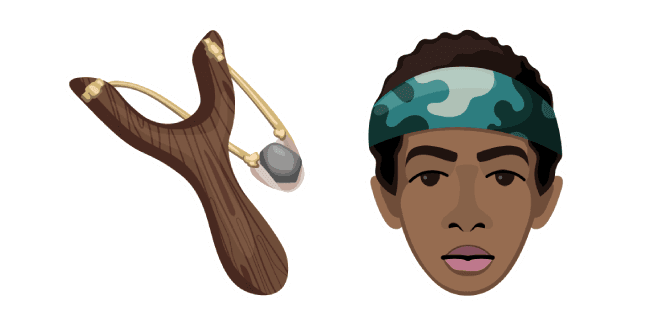 Stranger Things Lucas Sinclair Slingshotcustom cursor pack