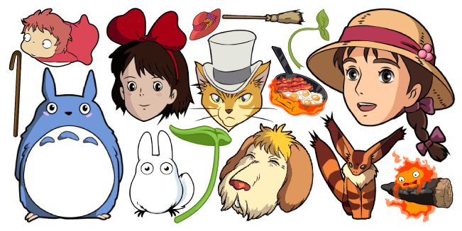 Studio Ghibli cursor collection