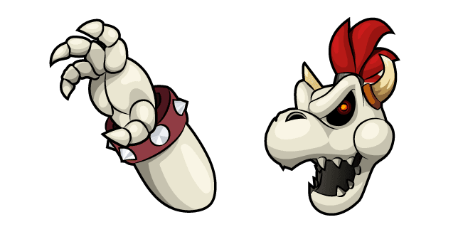 Super Mario Dry Bowsercustom cursor pack