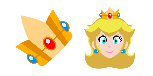 Super Mario Princess Peachcustom cursor pack