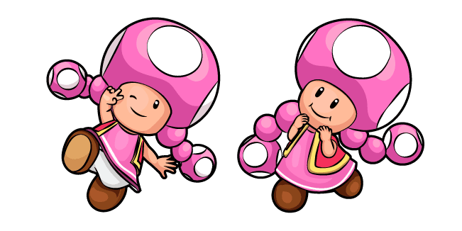 Super Mario Toadettecustom cursor pack