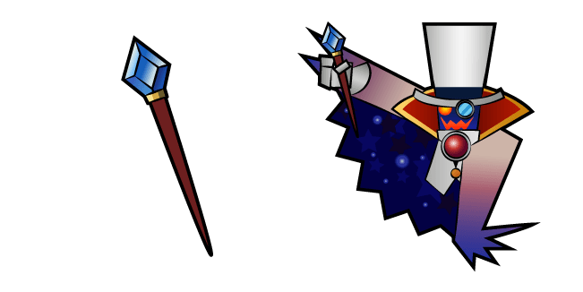 Super Paper Mario Count Bleck and Sceptercustom cursor pack