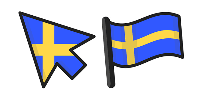 Sweden Flagcustom cursor pack