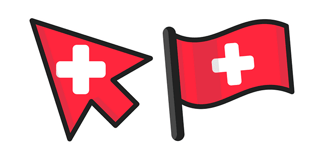 Switzerland Flagcustom cursor pack