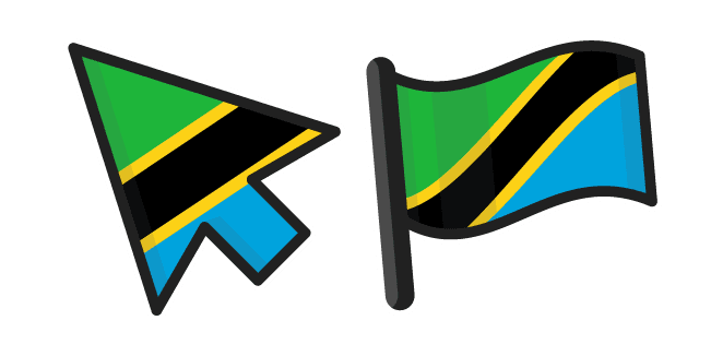 Tanzania Flagcustom cursor pack