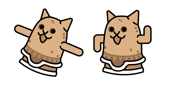 The Battle Cats Haniwa Catcustom cursor pack