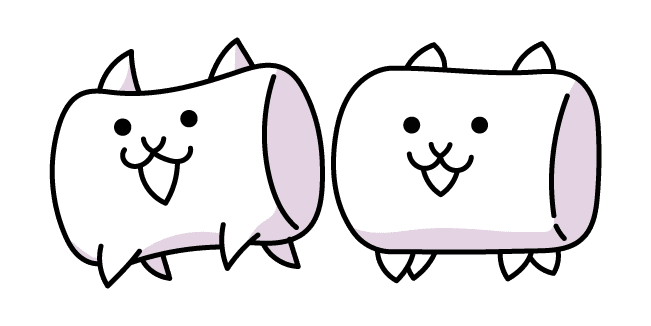 The Battle Cats Marshmallow Catcustom cursor pack