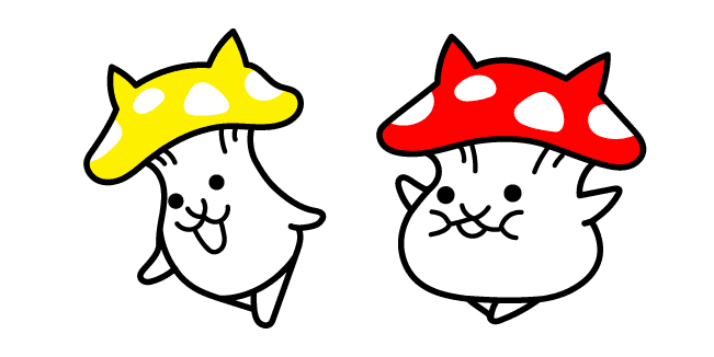 The Battle Cats Mushroom Catcustom cursor pack