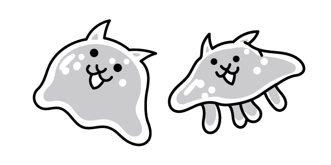 The Battle Cats Slime Cat and Jellycatcustom cursor pack