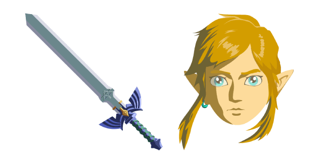 The Legend of Zelda Link Master Swordcustom cursor pack