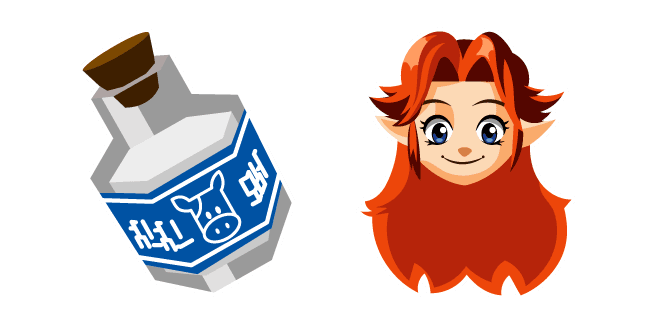 The Legend of Zelda Malon and Lon Lon Milkcustom cursor pack