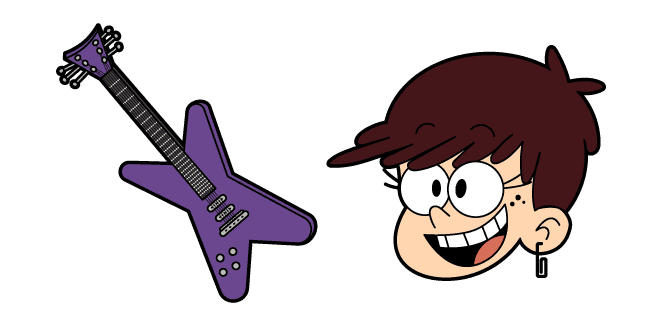 The Loud House Luna Loud and Guitarcustom cursor pack