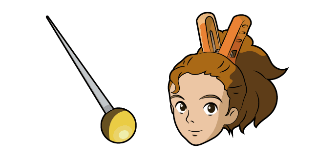 The Secret World of Arrietty Arrietty Clockcustom cursor pack