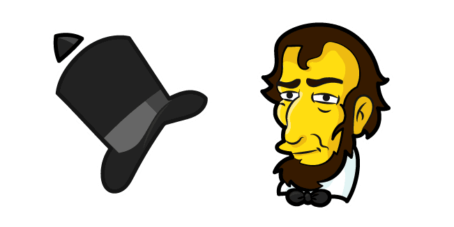 The Simpsons Abraham Lincolncustom cursor pack