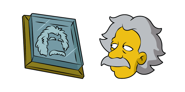 The Simpsons Albert Einsteincustom cursor pack