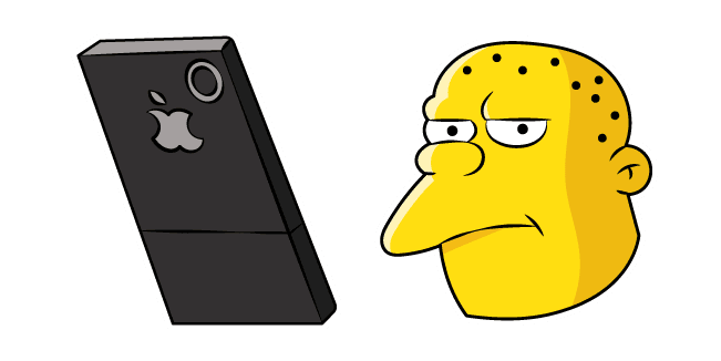 The Simpsons Kearney Zzyzwicz and Phonecustom cursor pack