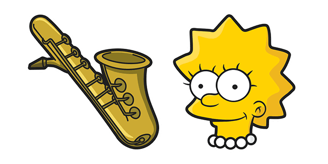 The Simpsons Lisa Saxophonecustom cursor pack