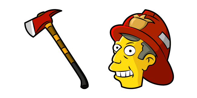 The Simpsons Skinner Firemancustom cursor pack