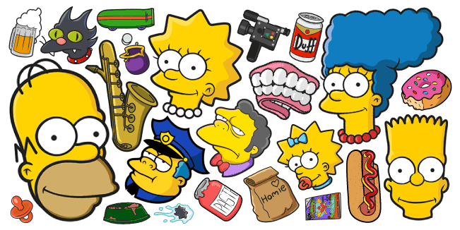 The Simpsons cursor collection