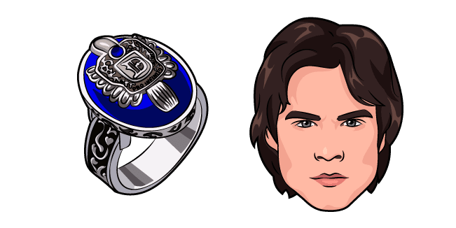 The Vampire Diaries Damon Salvatore and Ringcustom cursor pack