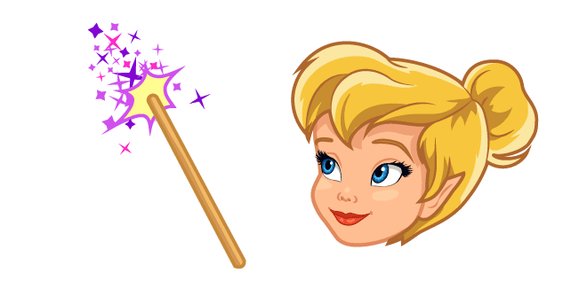 Tinker Bell and Magic Wandcustom cursor pack