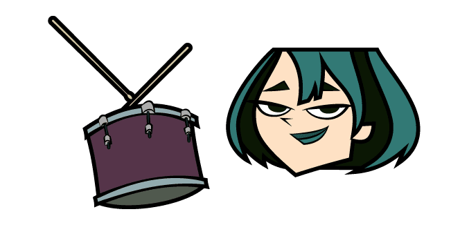 Total Drama Gwen and Drumcustom cursor pack