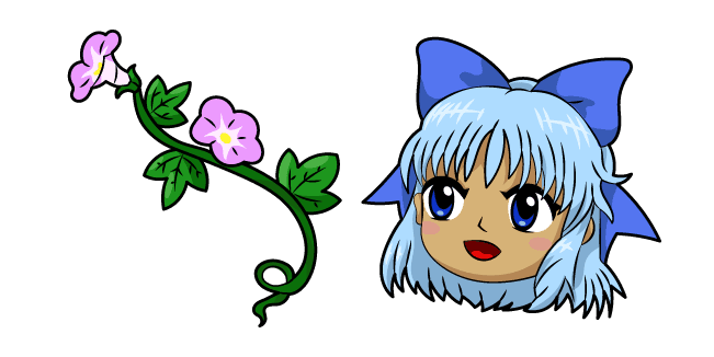 Touhou Project Cirno and Flowerscustom cursor pack