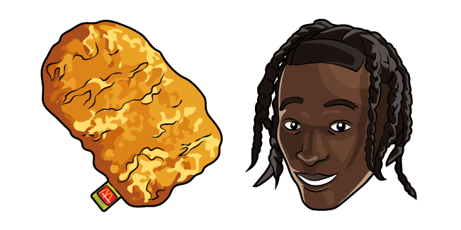 Travis Scott and McDonald's Nuggetcustom cursor pack