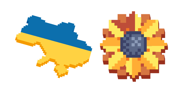 Ukraine and Sunflowercustom cursor pack