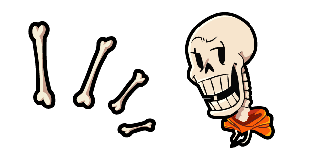 Undertale Papyrus and Bonescustom cursor pack