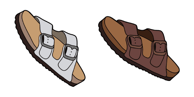 VSCO Girl Arizona Big Buckle Sandalscustom cursor pack