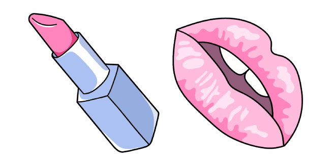 VSCO Girl Lipstick and Lipscustom cursor pack