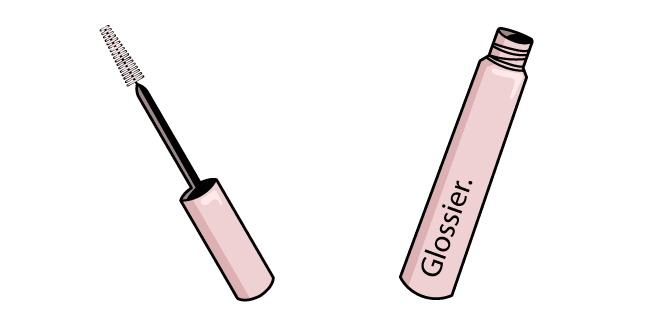 VSCO Girl Mascara Glossiercustom cursor pack