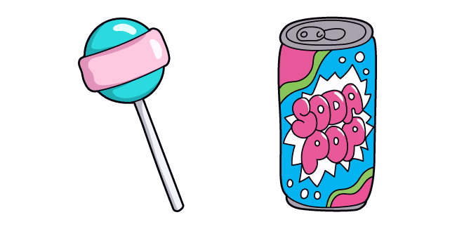 VSCO Girl Soda and Lollipopcustom cursor pack