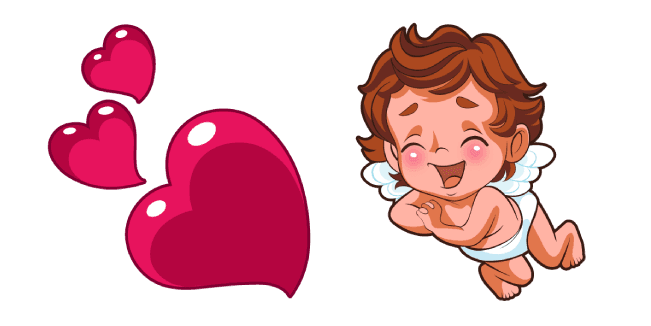 Valentine's Day Hearts and Cupidcustom cursor pack