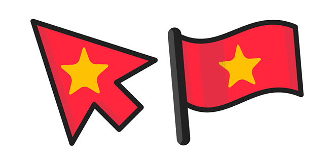 Vietnam Flagcustom cursor pack