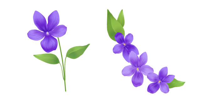 Viola Flowercustom cursor pack